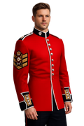 Irish Guards Ceremonial Red Tunic British Army Colour Sergeant Insignia 42"