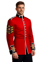 Irish Guards Ceremonial Red Tunic British Army Colour Sergeant Insignia 42"