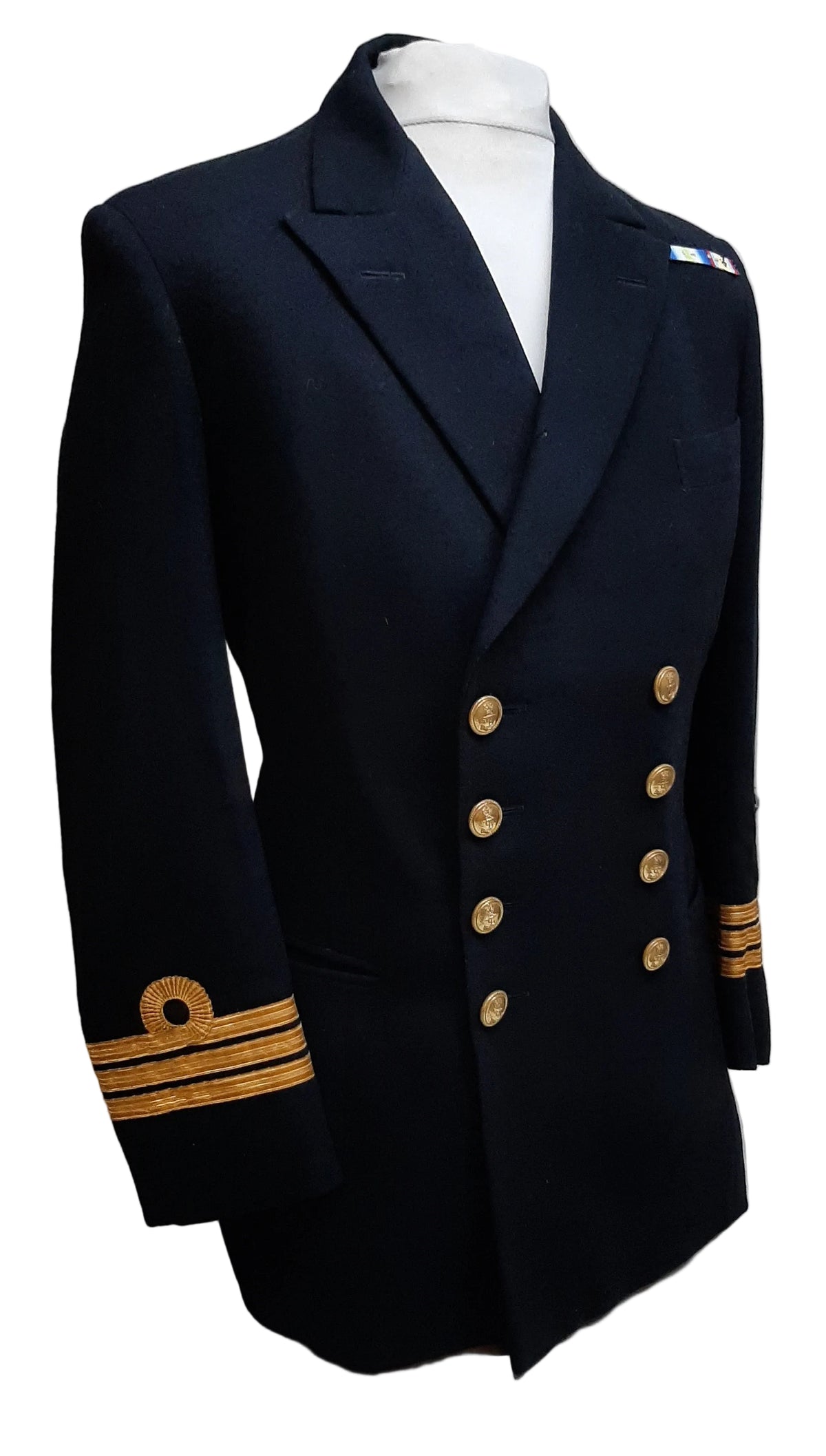Naval Officers Jacket No1 British Royal Navy 80s pattern Commander Rank