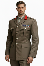 Officers FAD Jacket Staff / General Gorgets No2 British Army Number Two Dress Uniform