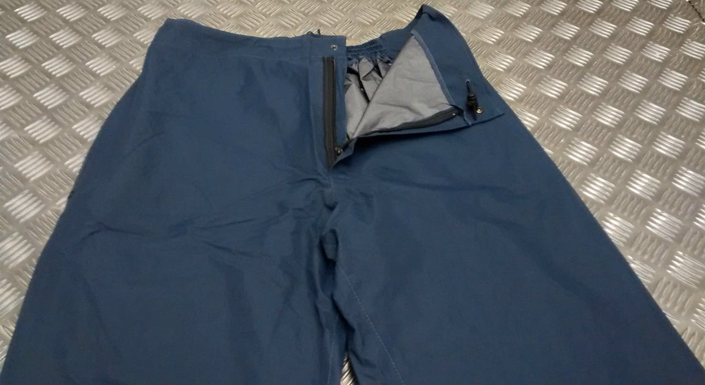RAF Royal Air Force Over Trousers Waterproof and Breathable Airforce Blue Grey