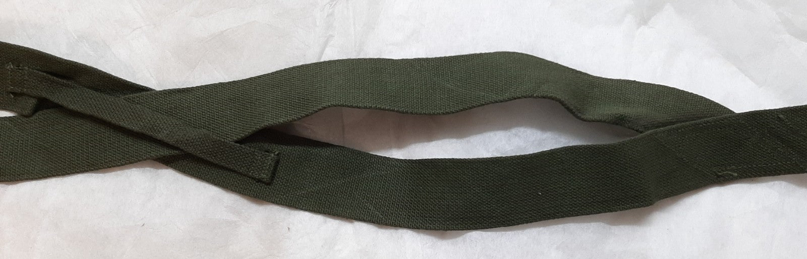 Genuine Vintage British OD Green Canvas Transport Sling Aux Strap