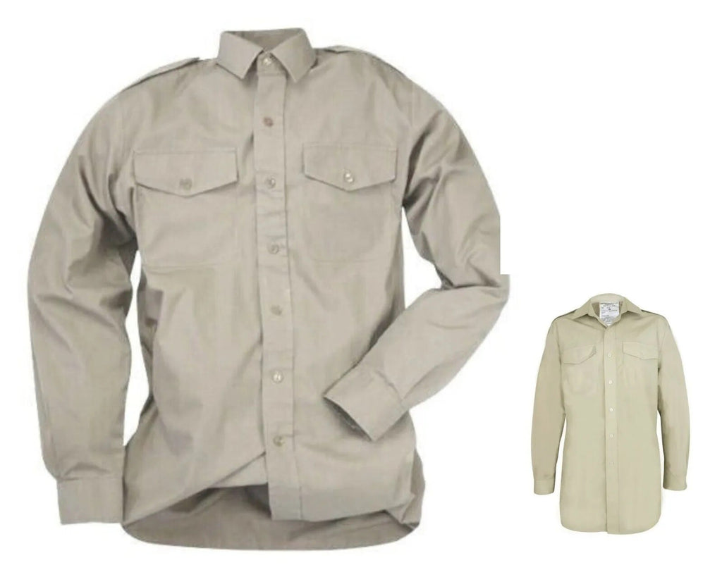 British Army No2 Shirt FAD FAWN Long Sleeves Number 2 Dress Assorted Sizes