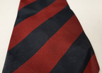 Household Division Maroon Navy Polyester Dress Tie Made In UK by P.L. Sells