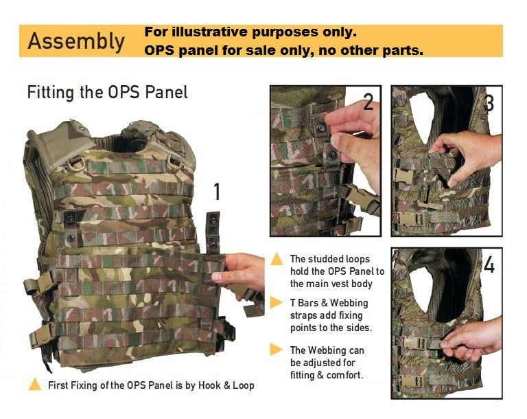 British Osprey OPS Panel for MK IVA MTP CBA Vest One Size