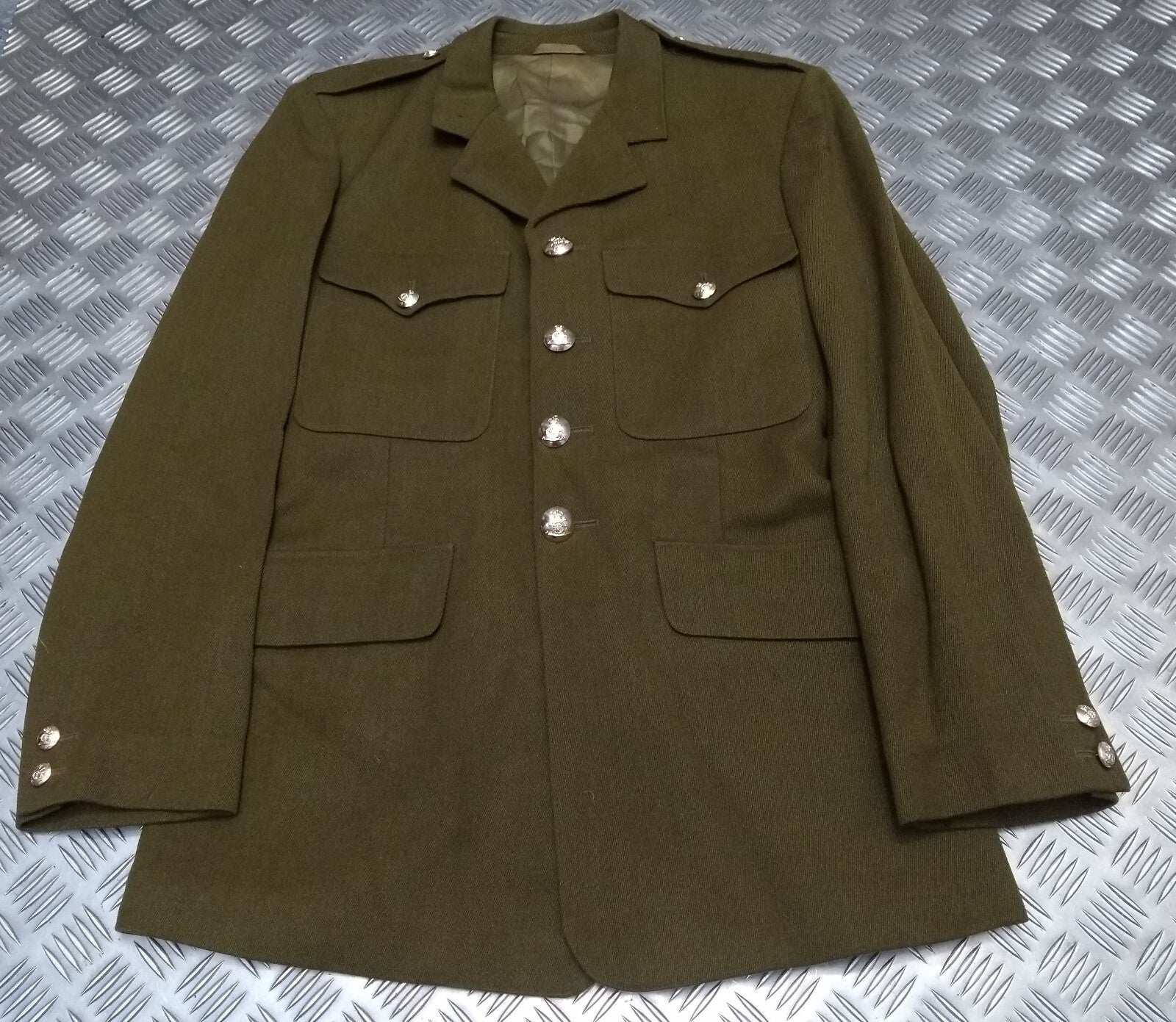British Army Vintage No2 RA Jacket Dress Tunic Royal Buttons Fancy Dress