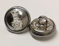 Intelligence Corps Buttons Mounted Insignia on Silver small size 22L