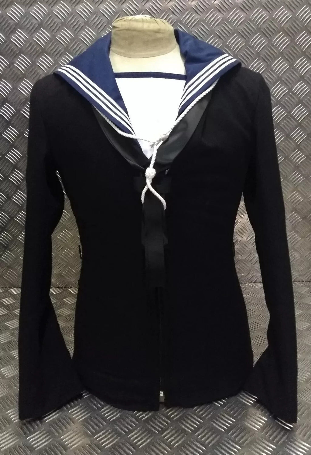 Royal Navy Class 2 / II Womans Middy Jumper with RN Scarf & Lanyard - All Sizes