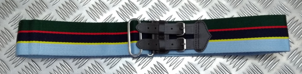 Malaysian Royal Signals Stable Belt Obsolete Style D Double Buckle Max 38"