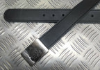 Fire Leather with Chrom Emblem Buckle Belt One Size - NEW