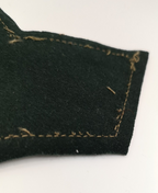 British Army FAD Sergeant Chevrons & Signaller Patch on Dark Green Felt