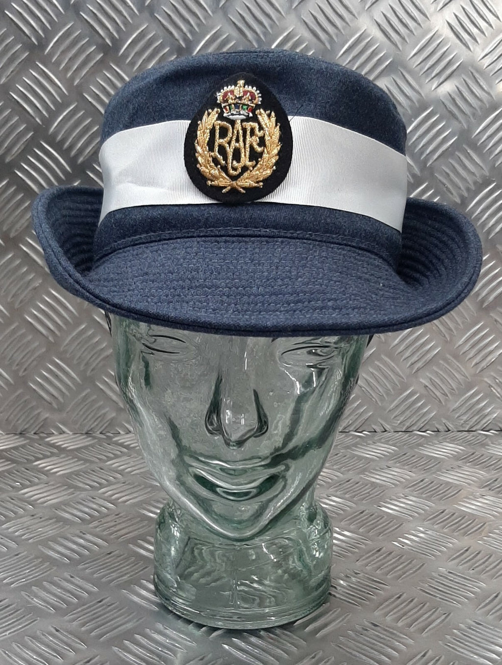 WRAF / RAF Tricorn Hat Airforce Blue Grey Colour Royal Air Force Womans Headwear 56cm