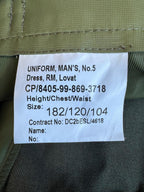 RM Lovat No5 British Royal Marines Trousers Waist 104cm / 40" NEW