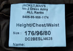 No2 Captain Rank FAD Uniform British Army Royal Irish Rangers Jacket 176/96cm