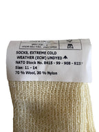 ECW Arctic Socks British Extreme Cold Weather General Service Hosiery - NEW