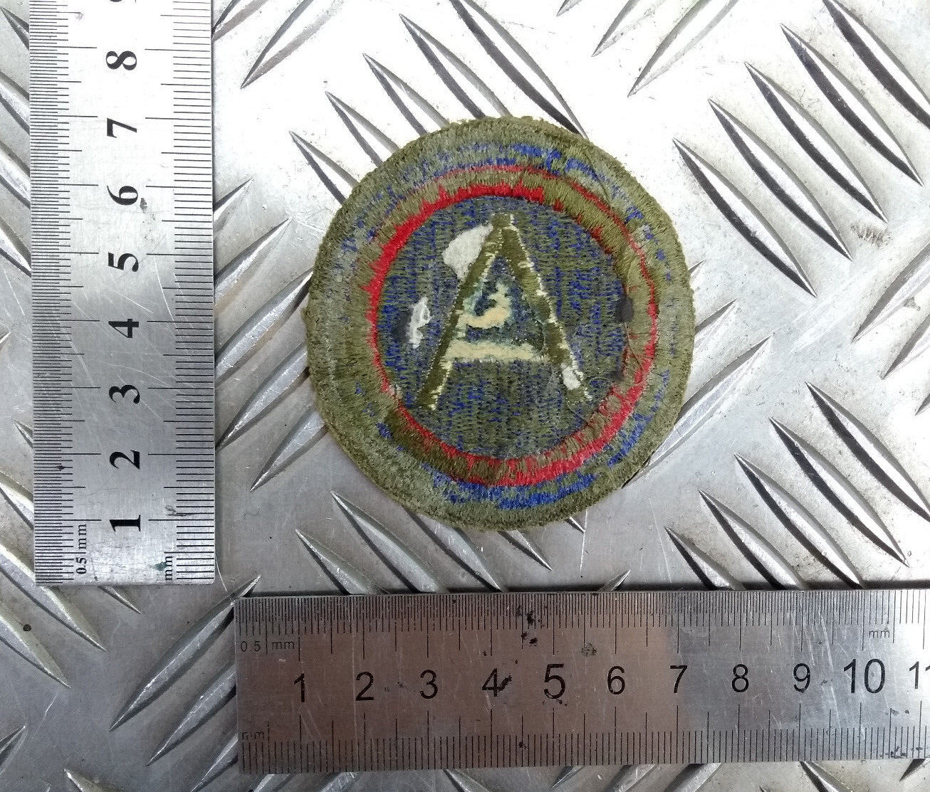 US Army Central 3rd "A" Braided Patch Obsolete United States