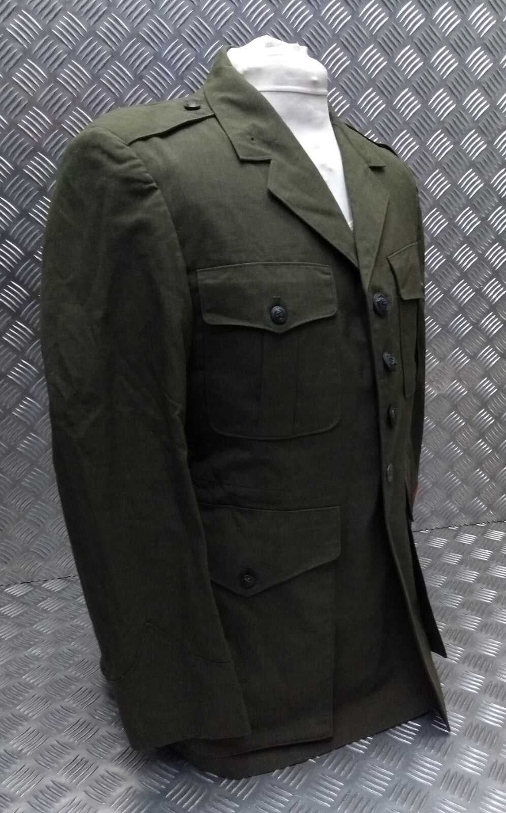 Vintage USMC Jacket Tropical United States Marine Corps Uniform Tunic No Belt
