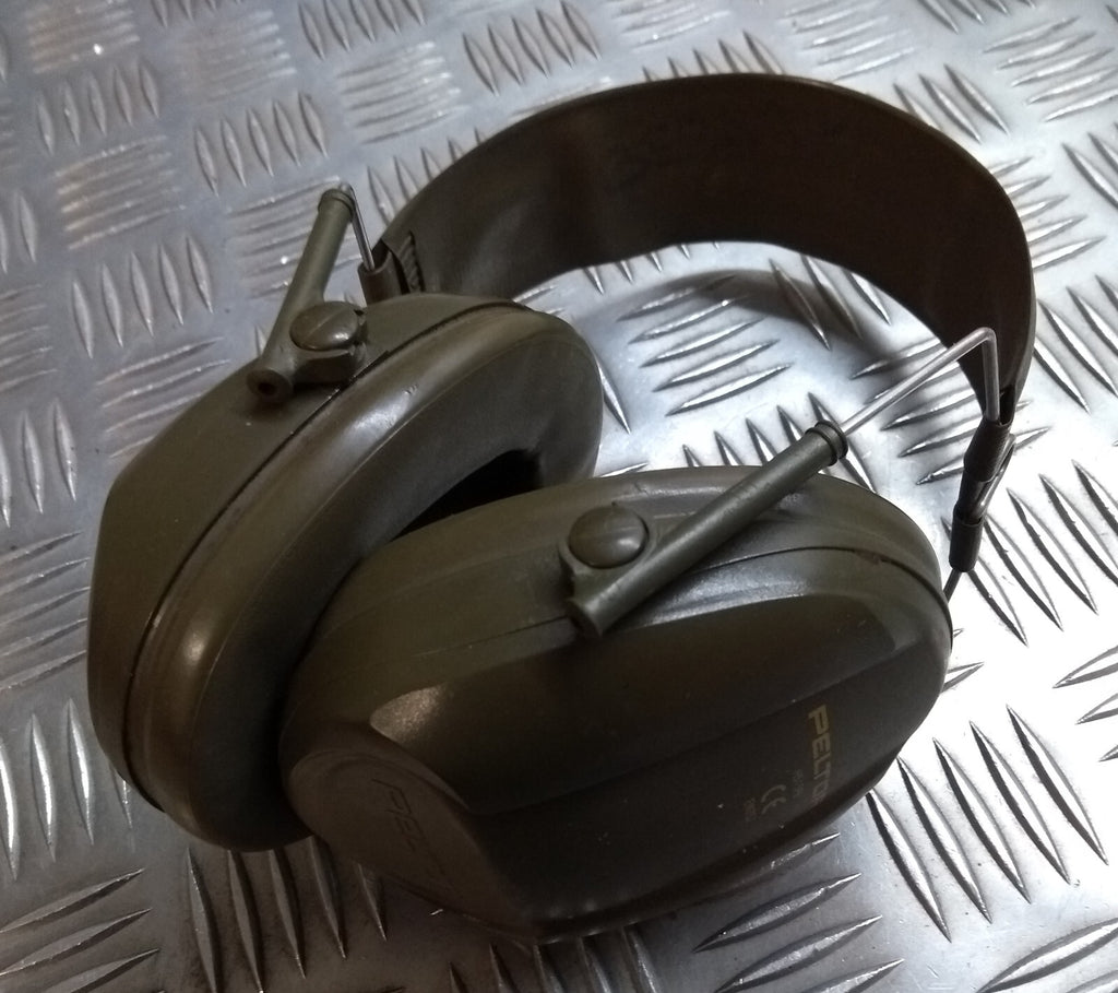 Army Ear Defenders Green Protectors Fold Away British NSN Specification EN352
