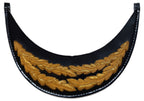 General Officer Peak British Oak Leaf Gold Wire Sprig Dress Hat Visor