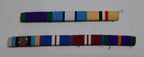Medal Ribbons Two Rows & Rosette No1 or No2 Dress British Army Uniforms