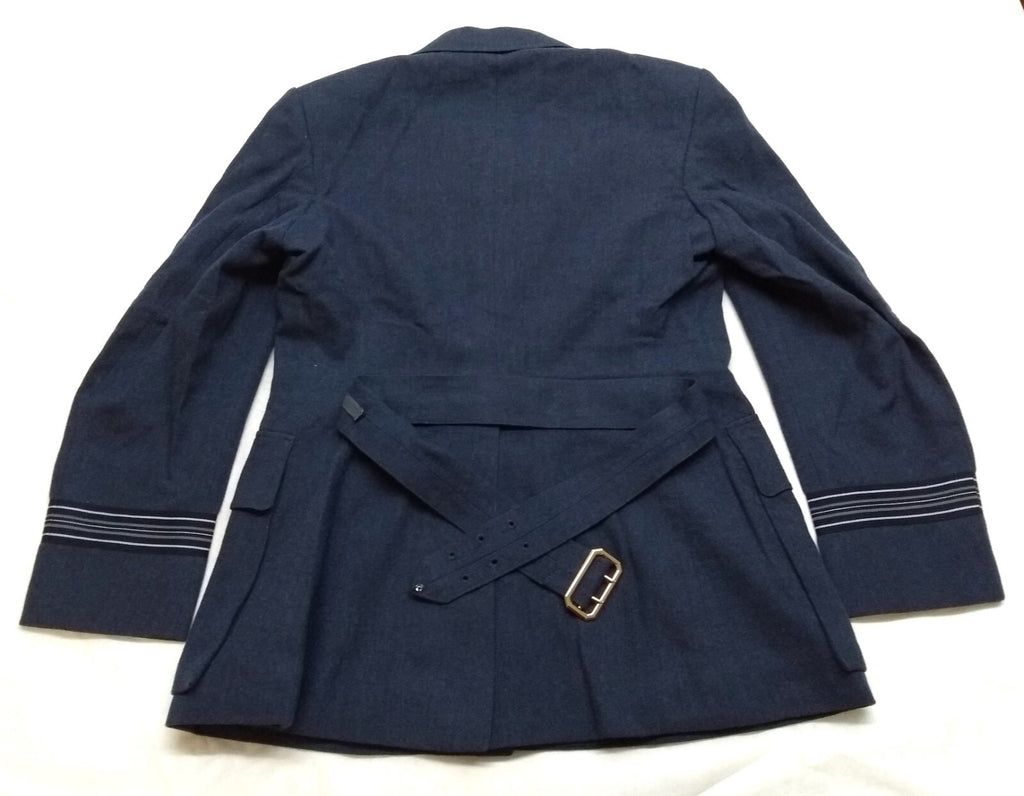 RAF Royal Air Force Vintage No1 Jacket Airforce Blue Grey Colour Old Pattern With Cloth Belt Alkit