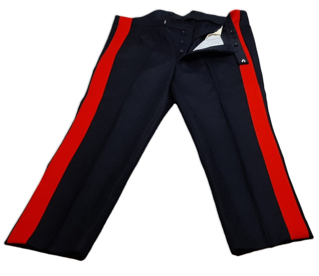 Mess Dress Trousers Wingback British Army Uniform Wide Stripes Waist 45"