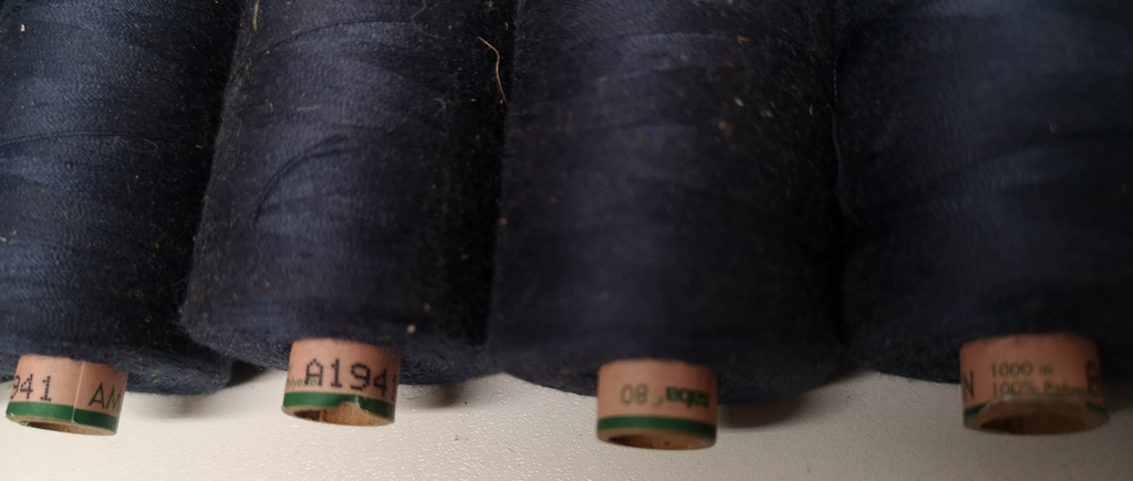 Polyester Corespun Thread Blue / Navy Colour Shades Various Brands