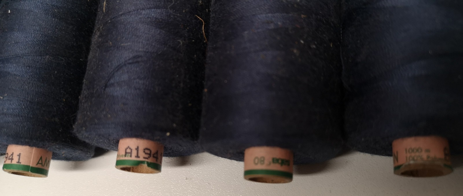 Polyester Corespun Thread Blue / Navy Colour Shades Various Brands