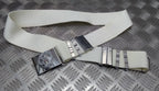 Abu Dhabi Belt White Nylon With Buckle For Ceremonial & Parade Duties
