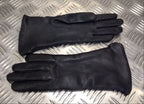 Black Leather Ladies Formal Dress Gloves 3 Dart - Size 6½ - NEW