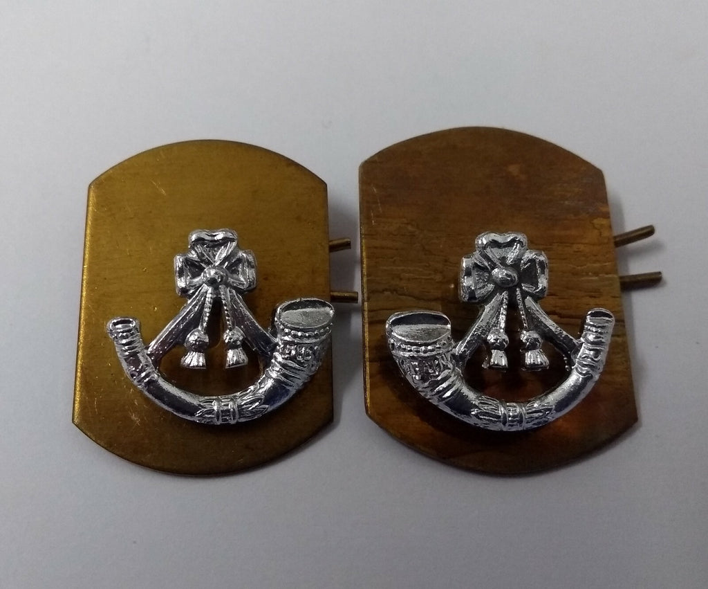 Light Infantry LI Army Collar Dogs 1 Pair NEW