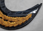 General Officer Peak British Oak Leaf Gold Wire Sprig Dress Hat Visor M