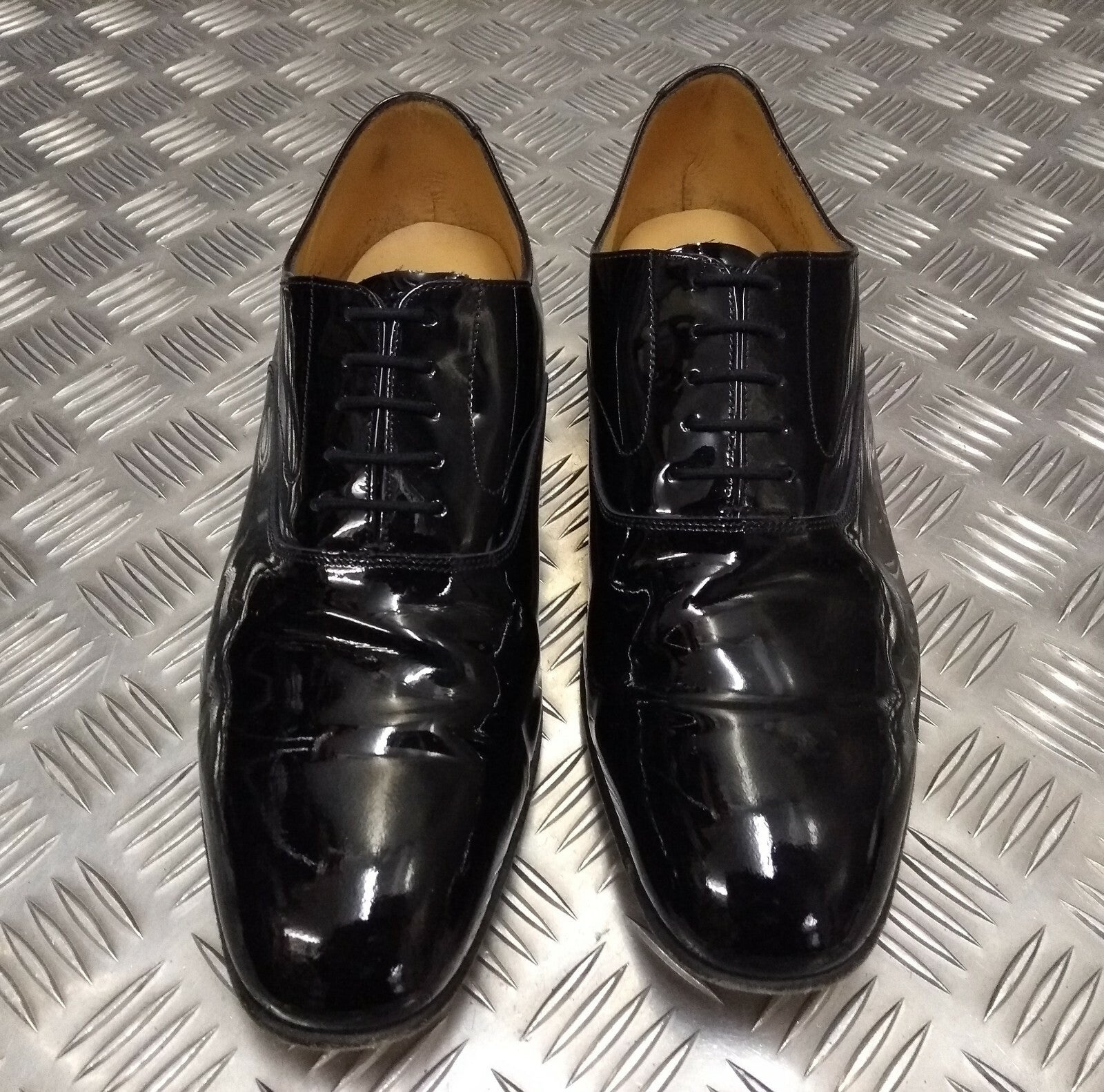 British Patent Leather Tri-Service Dress Shoes - All Sizes