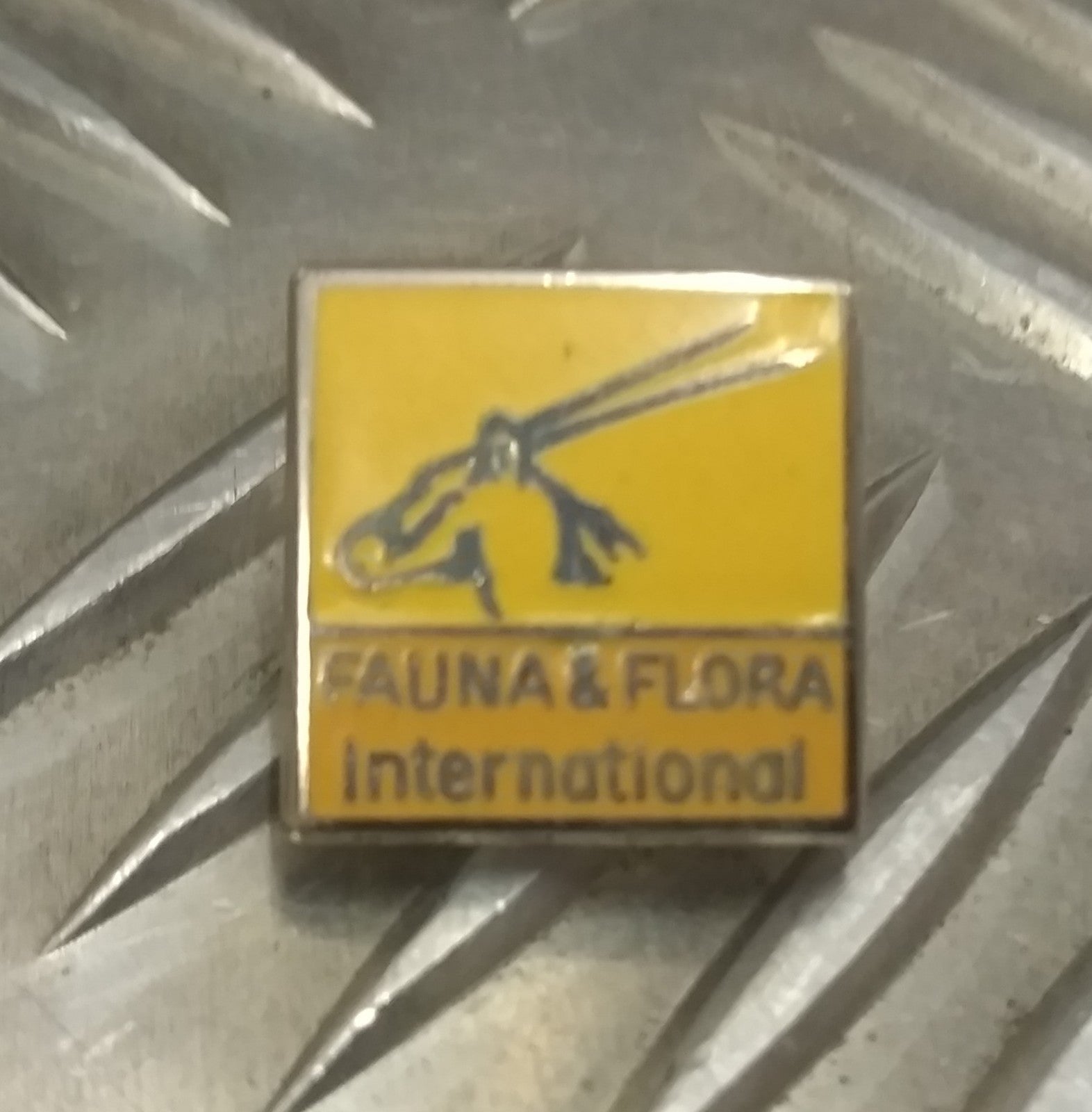 Genuine Vintage Collectors Fauna & Flora International Small Pin Badge - NEW