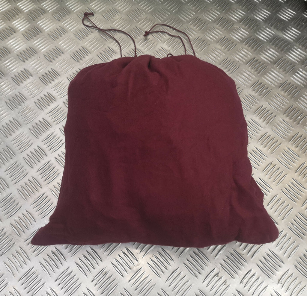Maroon Lightweight Brushed Cotton Stash Drawstring Bags x 4