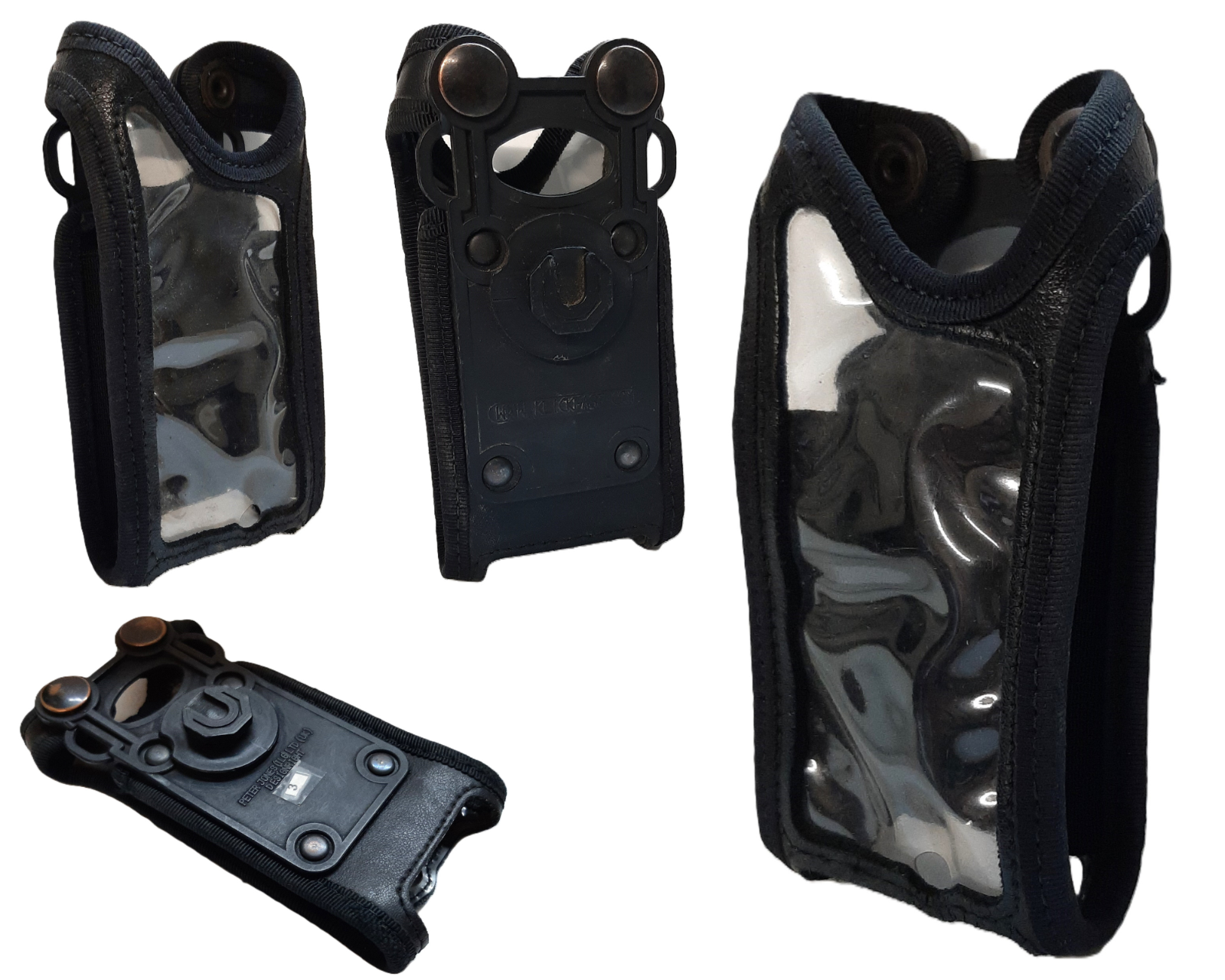 Klickfast Radio Holder Leather Case Communications Device Carrier UK Forces