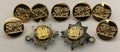 Royal Dragoon Guards RDG Flat No1 Jacket Buttons Set of 7 and Collar Dogs