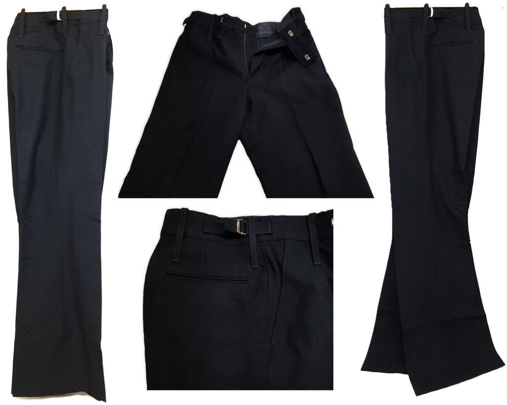 Trousers Class 2 Naval Pattern Mens CII RN Bell Bottom (Flares) Size 28" or 30"