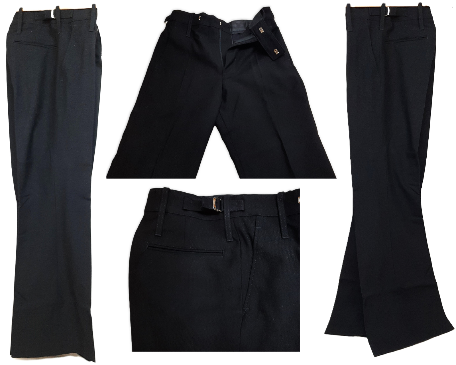 Trousers Class 2 Naval Pattern Mens CII RN Bell Bottom (Flares) Size 28" or 30"