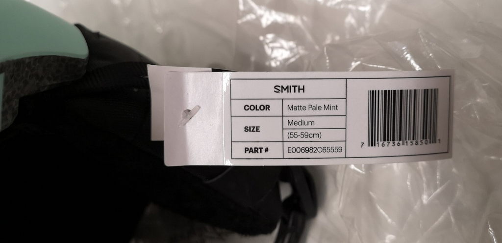 Smith Optics Mirage Matte Pale Mint Helmet Unboxed Medium 55-59cm