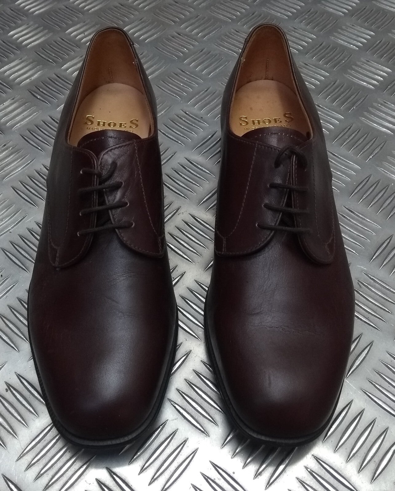 Gibson Shoes British Brown Leather Dress Size 270M UK8