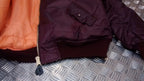 MA1 US Military Style Bomber Jacket Maroon - NEW