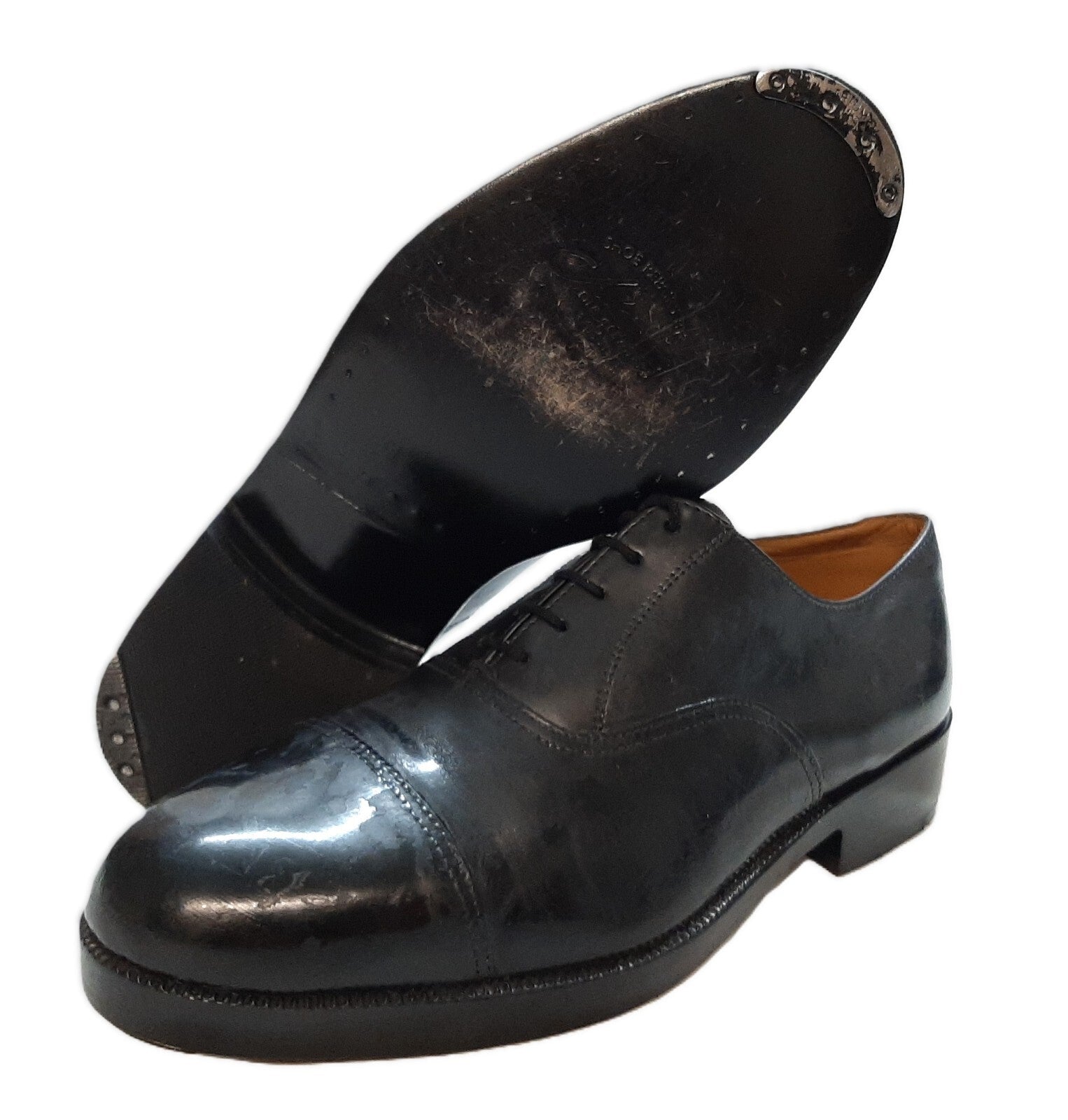 British Shoes Mens Working / Service Dress With Toe Cap Section UK 10L