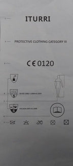 Iturri Hooded Coveralls Protective Clothing Cat III Non Antistatic XXXL x 2