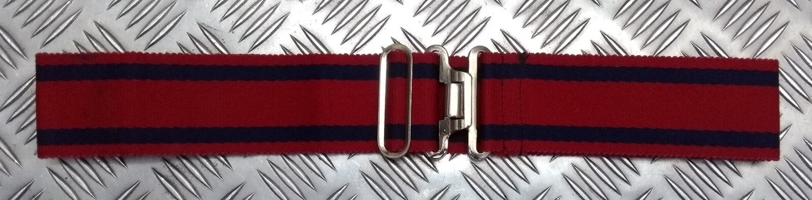 Jamaica Defence JDF Two Tone Stable Belt With Chrome Buckle & Slider 57mm