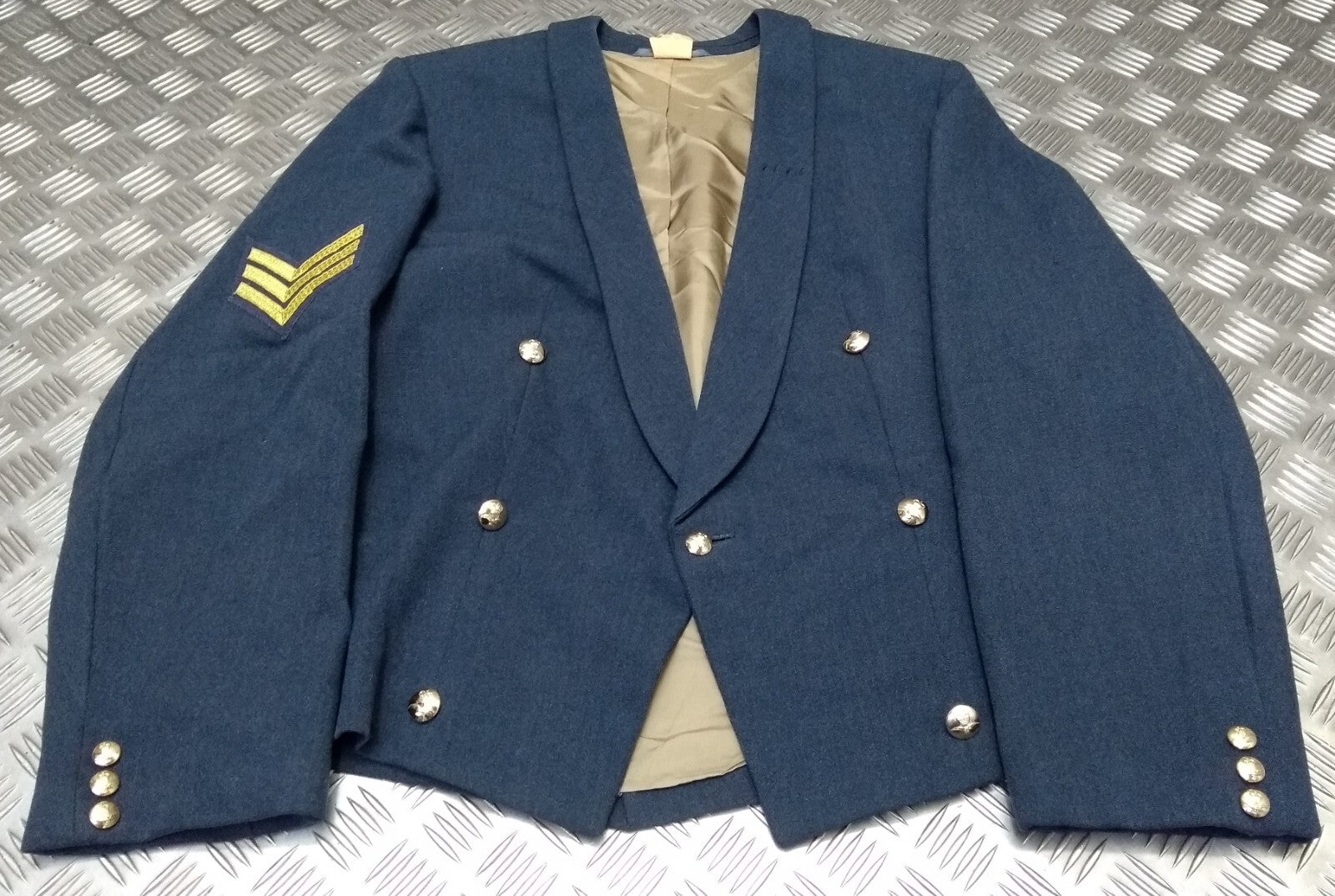 RAF Royal Air Force Vintage Mess Dress Jacket Old Pattern Airforce Blue Grey Colour