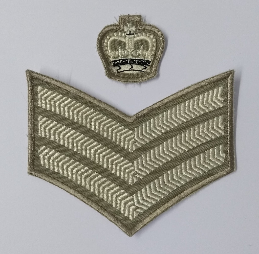 Staff Sergeants Chevrons & Crown Sand Fawn Shirt & No4 No6 Safari Jackets GD1