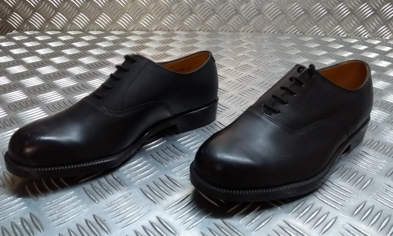 Army Service Shoes British Uniform Dress Old Pattern DMS Stitched Sole UK 7L
