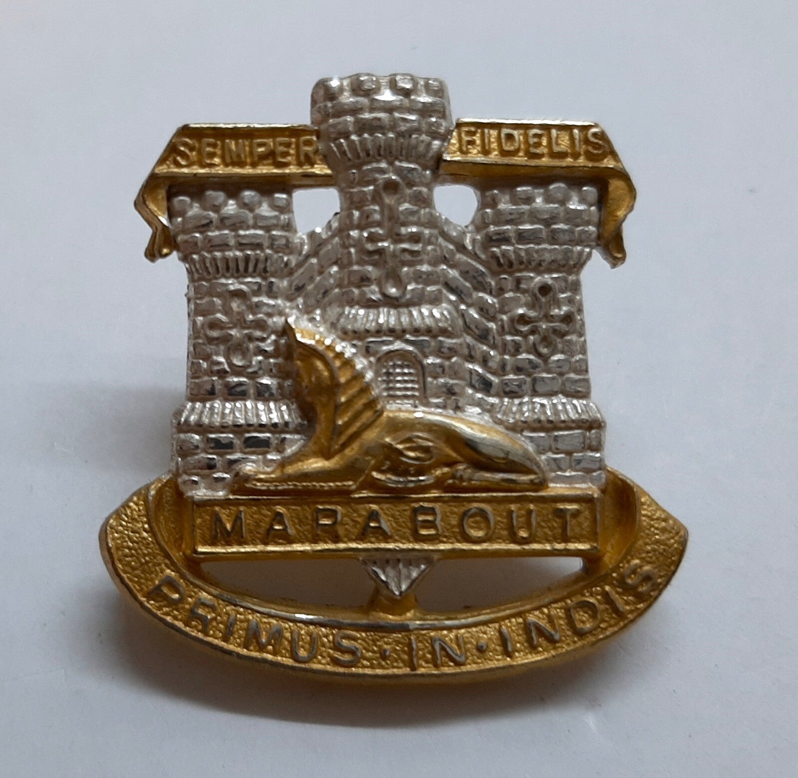 Devonshire and Dorset Vintage Hat Badge British Army Old Pattern Insignia