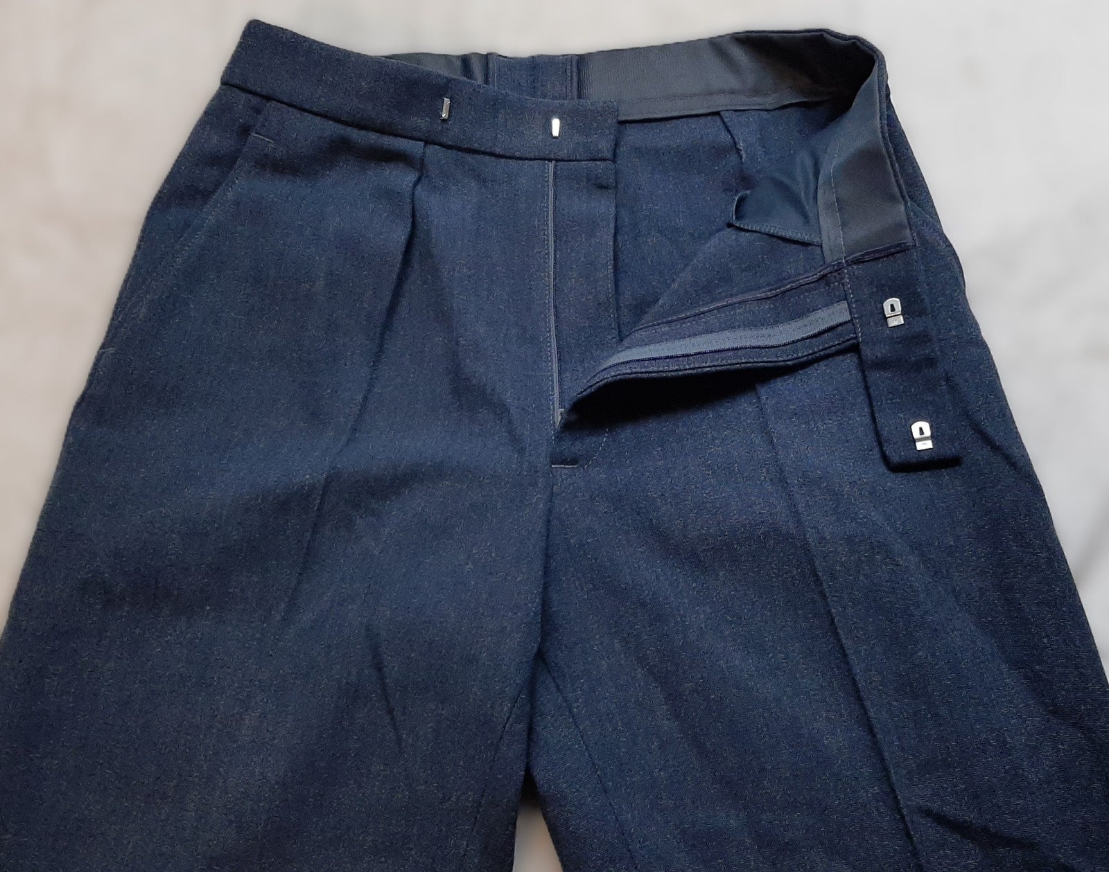 Trousers Airforce Blue Grey Colour Waist 33"